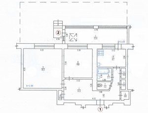 ул. Короленко (г. Полтава, Октябрьский район) - Продається квартира, 62000 $ - АФНУ